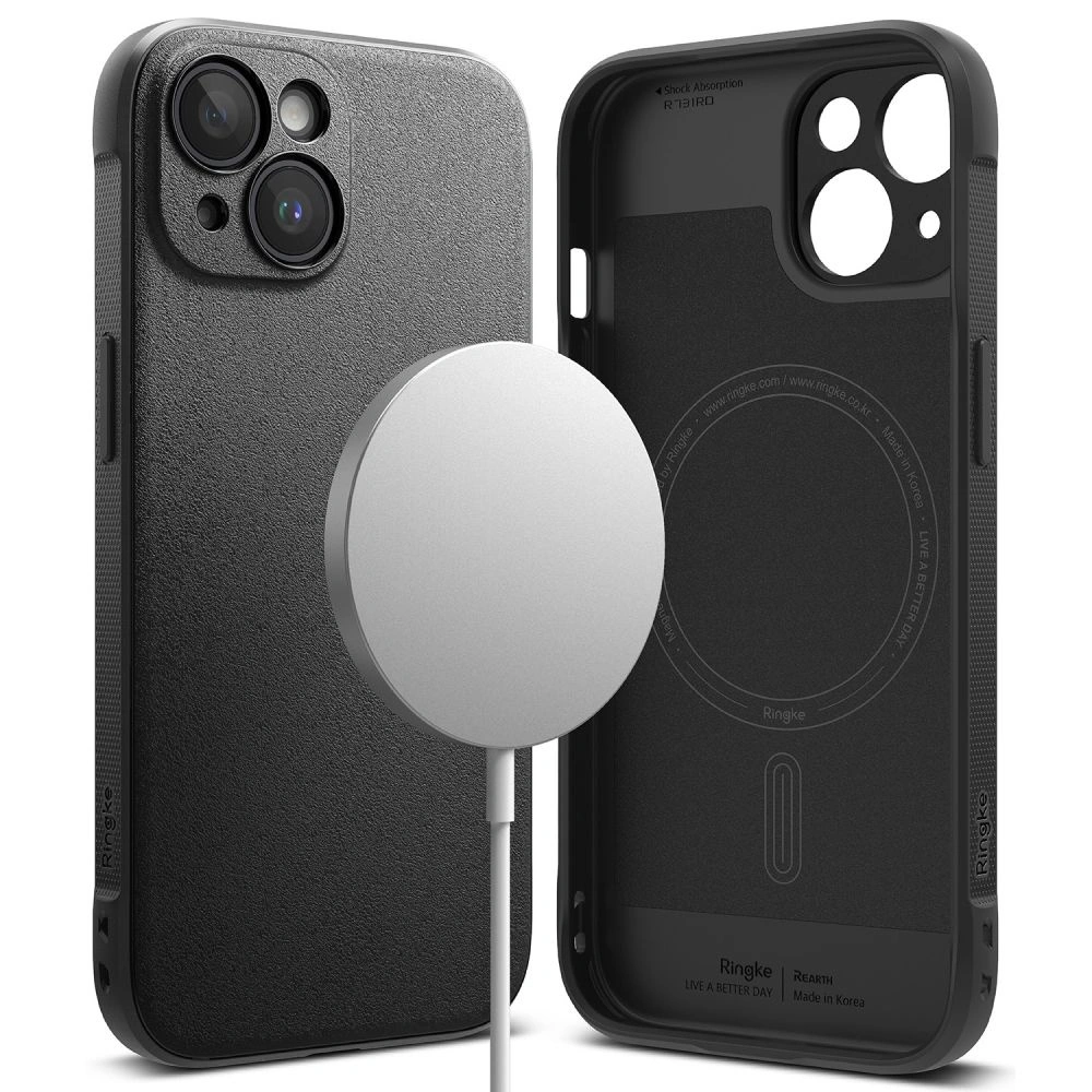 Hurtownia GSM - Case Ringke Onyx Magnetic MagSafe Apple iPhone 15 Schwarz - RGK1891 - {ean13} - Hurt