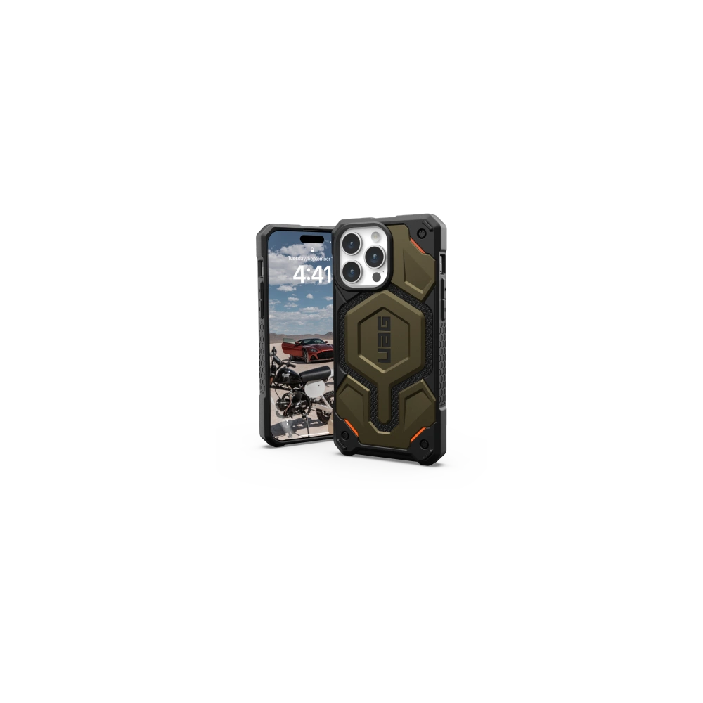 Hurtownia GSM - Etui UAG Monarch Pro Apple iPhone 15 Pro Max MagSafe (kevlar element green) - UAG1220 - {ean13} - Hurt
