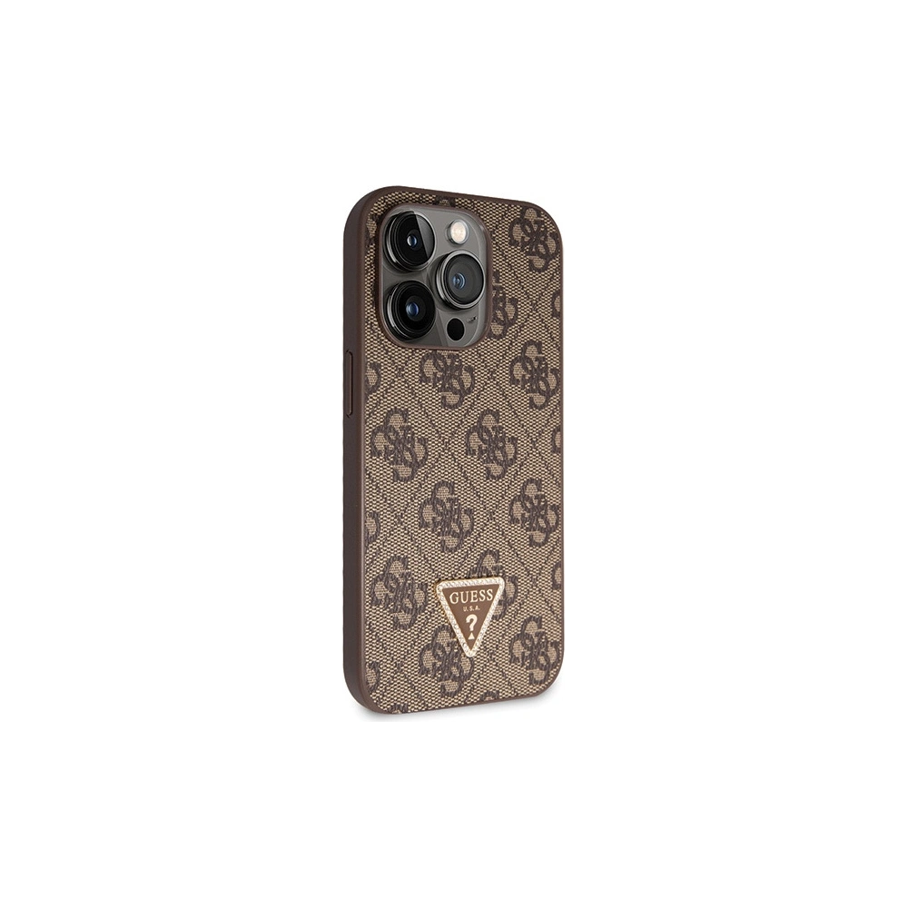 Hurtownia GSM - Etui Guess GUHCP15LP4TDSCPW Apple iPhone 15 Pro hardcase Crossbody 4G Metal Logo maroniu/brown - GUE2902 - {ean13} - Hurt
