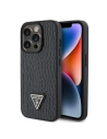 Etui Guess GUHCP15LPCRTHCK Apple iPhone 15 Pro hardcase Croco Triangle Metal Logo negru/black