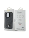 Wholesale Guess GUHCP15LPCRTHCK Apple iPhone 15 Pro hardcase Croco Triangle Metal Logo black - GUE2903 - {ean13} - Hurt