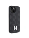 Hurtownia GSM - Etui Karl Lagerfeld KLHCP15SPKLPKLK Apple iPhone 15 hardcase Leather Monogram Hot Stamp Metal Logo černý/black - KLD1711 - {ean13} - Hurt
