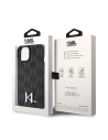 Wholesale Karl Lagerfeld KLHCP15SPKLPKLK Apple iPhone 15 hardcase Leather Monogram Hot Stamp Metal Logo black - KLD1711 - {ean13} - Hurt