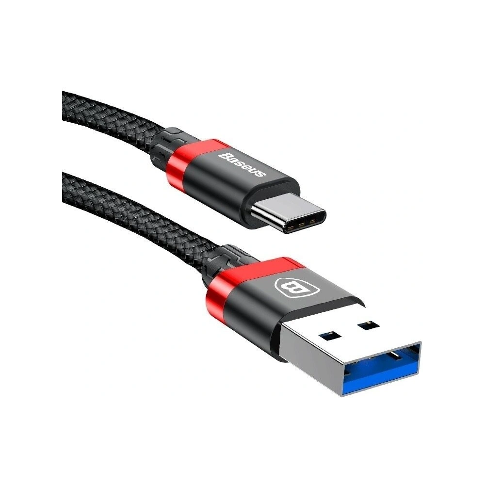 Hurtownia GSM - Kabel USB-C USB 3.0 Baseus Golden Belt 3A 1m (červený) - BSU380RED - {ean13} - Hurt