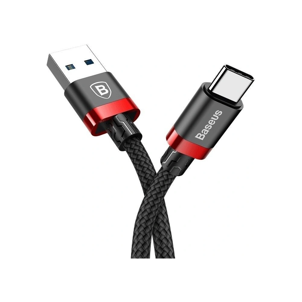 Hurtownia GSM - Cablul USB-C USB 3.0 Baseus Golden Belt 3A 1m (roșu) - BSU380RED - {ean13} - Hurt