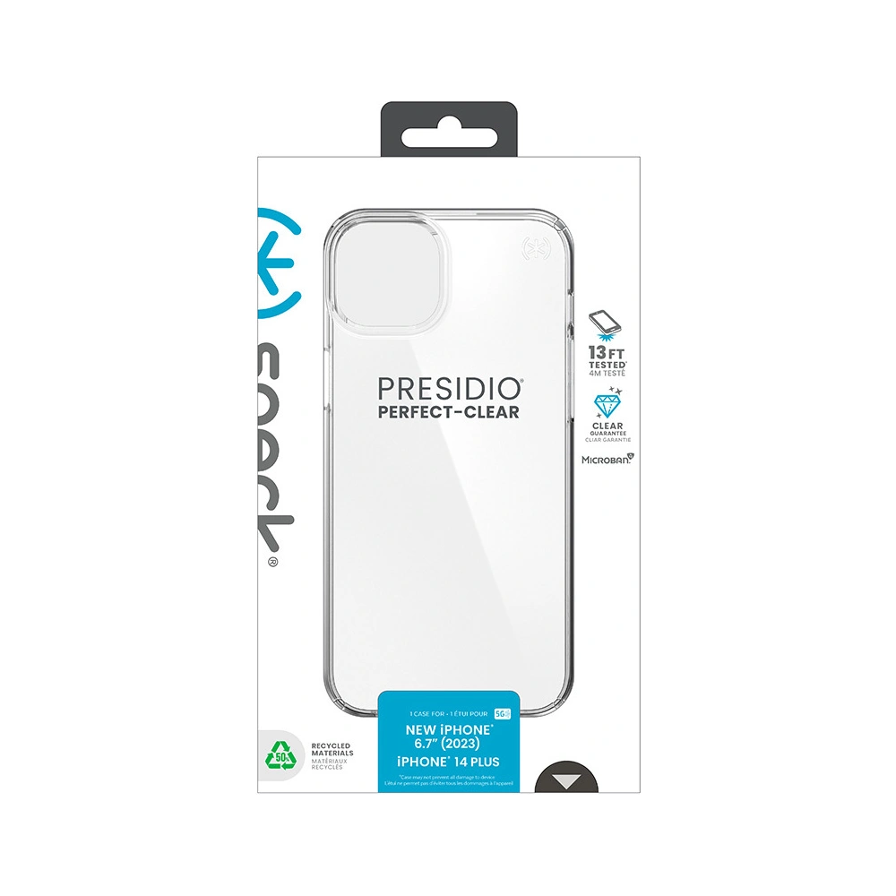 Hurtownia GSM - Etui Speck Presidio Perfect-Clear Apple iPhone 15 Plus / 14 Plus (Čirý) - SPK486 - {ean13} - Hurt