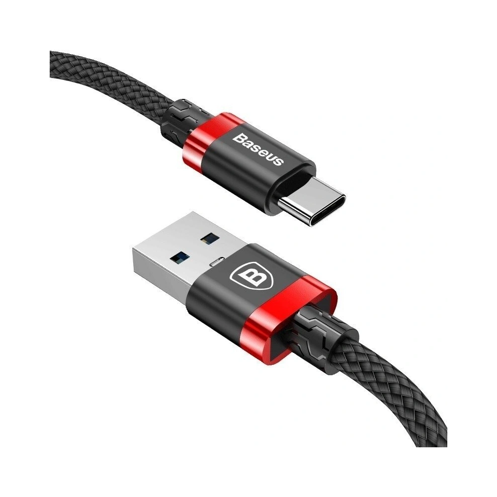 Hurtownia GSM - Cablul USB-C USB 3.0 Baseus Golden Belt 3A 1m (roșu) - BSU380RED - {ean13} - Hurt
