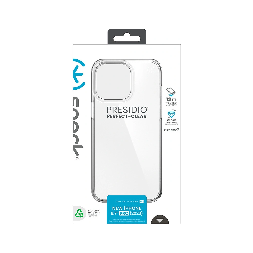 Hurtownia GSM - Etui Speck Presidio Perfect-Clear Apple iPhone 15 Pro Max (Čiré) - SPK487 - {ean13} - Hurt