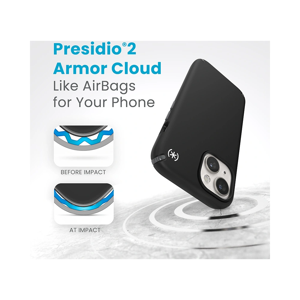 Wholesale Speck Presidio2 Pro Apple iPhone 15 (Black/Slate Grey/White) - SPK488 - {ean13} - Hurt