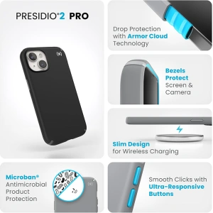 Hurtownia GSM - Etui Speck Presidio2 Pro Apple iPhone 15 (Černá/Šedá/Bílá) - SPK488 - {ean13} - Hurt