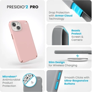 Hurtownia GSM - Etui Speck Presidio2 Pro Apple iPhone 15 (Dahlia Pink/Rose Copper/White) - SPK489 - {ean13} - Hurt