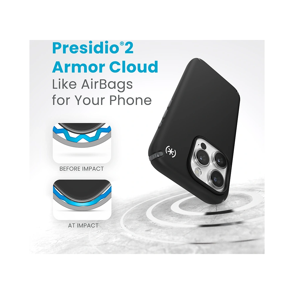 Wholesale Speck Presidio2 Pro Apple iPhone 15 Pro (Black/Slate Grey/White) - SPK490 - {ean13} - Hurt