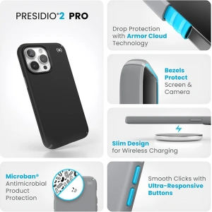 Hurtownia GSM - Etui Speck Presidio2 Pro Apple iPhone 15 Pro Max (Negru/Gri ardezie/Alb) - SPK491 - {ean13} - Hurt