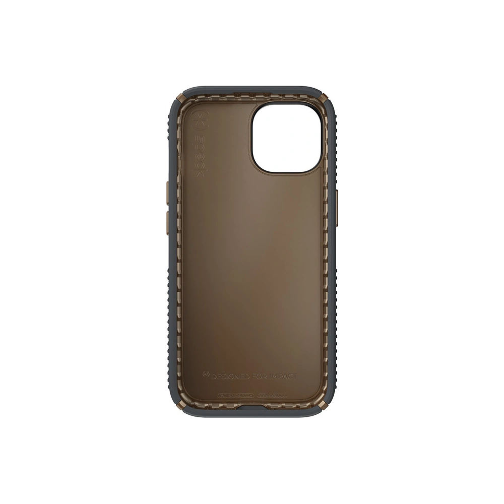 Wholesale Speck Presidio2 Grip Apple iPhone 15 (Charcoal Grey/Cool Bronze/White) - SPK494 - {ean13} - Hurt