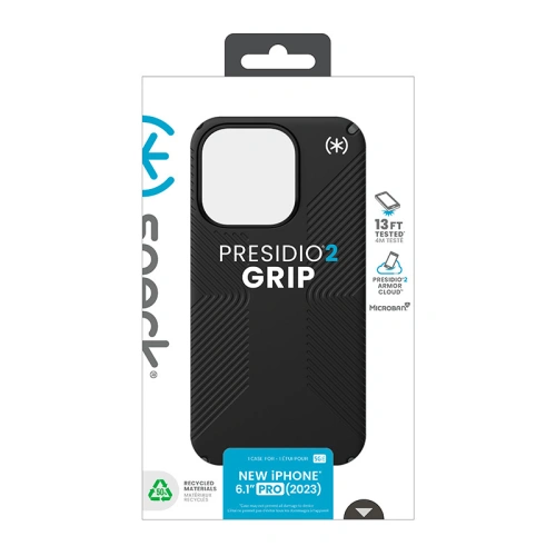 Etui Speck Presidio2 Grip Apple iPhone 15 Pro (Black/Slate Grey/White)
