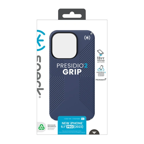 Etui Speck Presidio2 Grip Apple iPhone 15 Pro (Coastal Blue/Dustgrey/White)