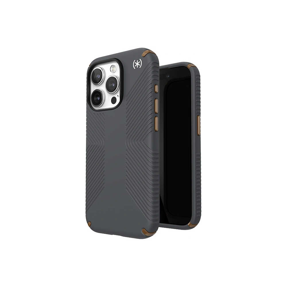 Hurtownia GSM - Etui Speck Presidio2 Grip Apple iPhone 15 Pro (Charcoal Grey/Cool Bronze/White) - SPK498 - {ean13} - Hurt