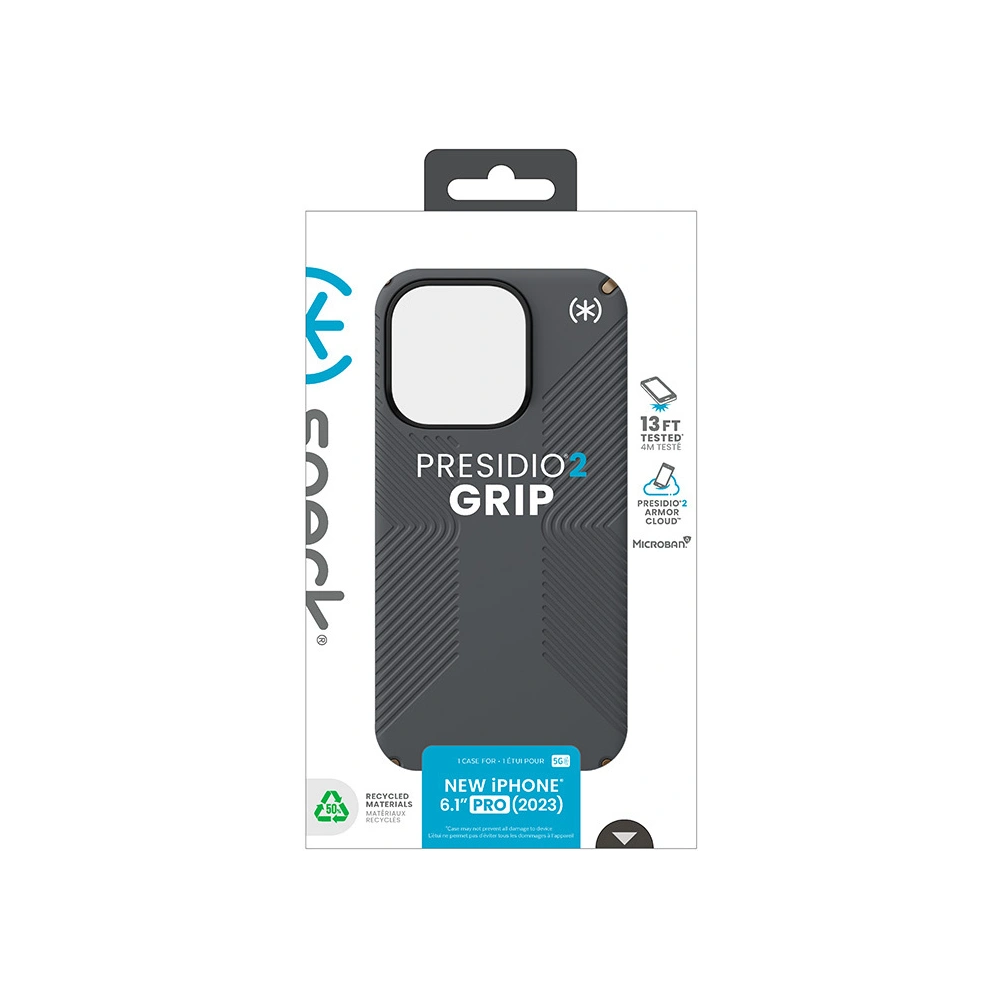Hurtownia GSM - Etui Speck Presidio2 Grip Apple iPhone 15 Pro (Charcoal Grey/Cool Bronze/White) - SPK498 - {ean13} - Hurt