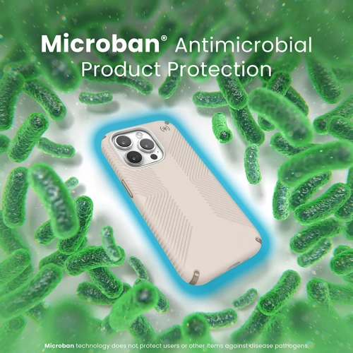 Etui Speck Presidio2 Grip Apple iPhone 15 Pro (Bleached Bone/Heirloom Gold/Hazel Brown)