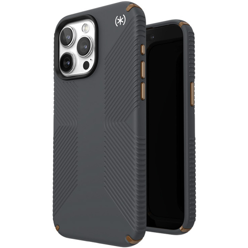 Hurtownia Speck - 840168534555 - SPK502 - Etui Speck Presidio2 Grip Apple iPhone 15 Pro Max (Charcoal Grey/Cool Bronze/White) - B2B homescreen