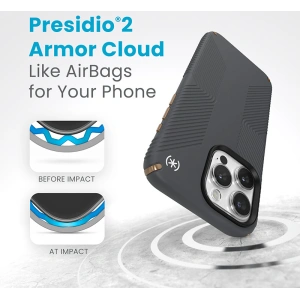 Wholesale Speck Presidio2 Grip Apple iPhone 15 Pro Max (Charcoal Grey/Cool Bronze/White) - SPK502 - {ean13} - Hurt