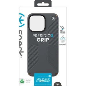 Wholesale Speck Presidio2 Grip Apple iPhone 15 Pro Max (Charcoal Grey/Cool Bronze/White) - SPK502 - {ean13} - Hurt