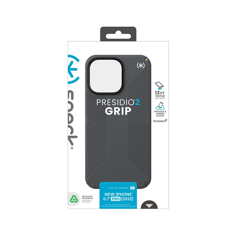 Hurtownia GSM - Etui Speck Presidio2 Grip Apple iPhone 15 Pro Max (Charcoal Grey/Cool Bronze/White) - SPK502 - {ean13} - Hurt