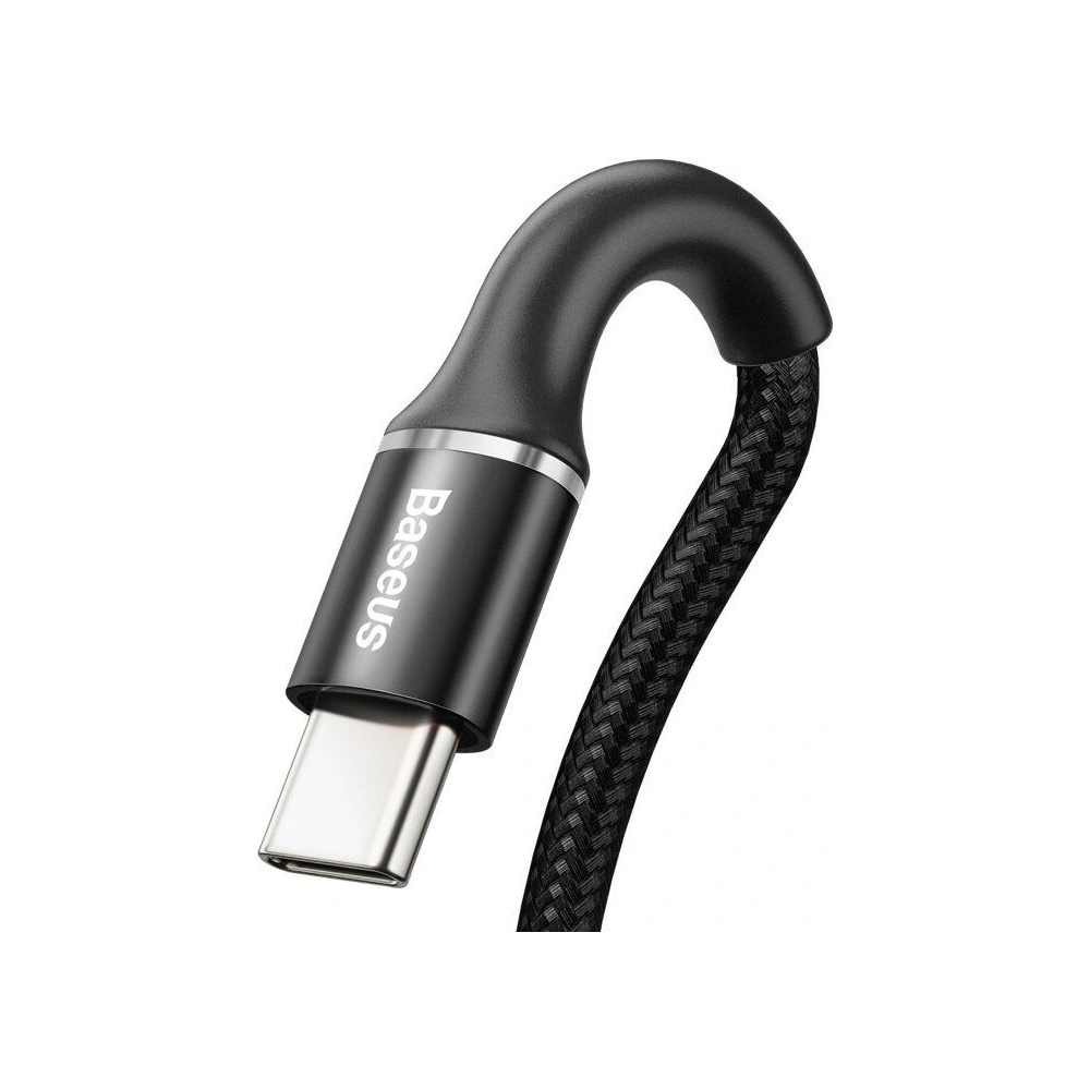 Hurtownia GSM - Kabel USB-C z podświetleniem LED Baseus Halo 3A 1m (czarny) - BSU383BLK - {ean13} - Hurt