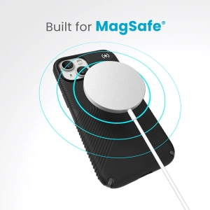 Case Speck Presidio2 Grip MagSafe Apple iPhone 15 (Schwarz/Schiefergrau/Weiß)