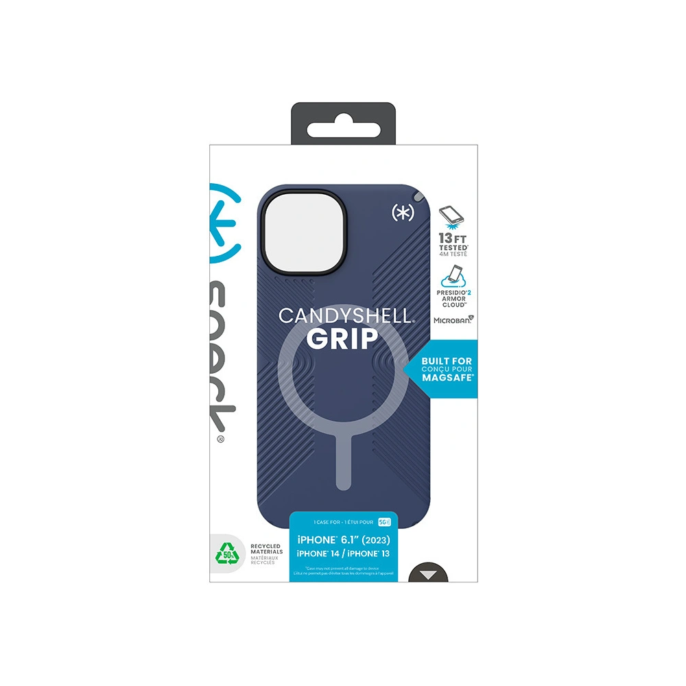 Wholesale Speck Presidio2 Grip MagSafe Apple iPhone 15 (Coastal Blue/Dustgrey/White) - SPK505 - {ean13} - Hurt