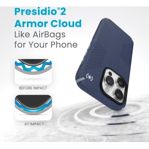 Hurtownia GSM - Etui Speck Presidio2 Grip MagSafe Apple iPhone 15 Pro (Coastal Blue/Dustgrey/White) - SPK507 - {ean13} - Hurt