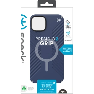 Hurtownia GSM - Etui Speck Presidio2 Grip MagSafe Apple iPhone 15 Plus / 14 Plus (Mořská modř/Prachová šedá/Bílá) - SPK509 - {ean13} - Hurt