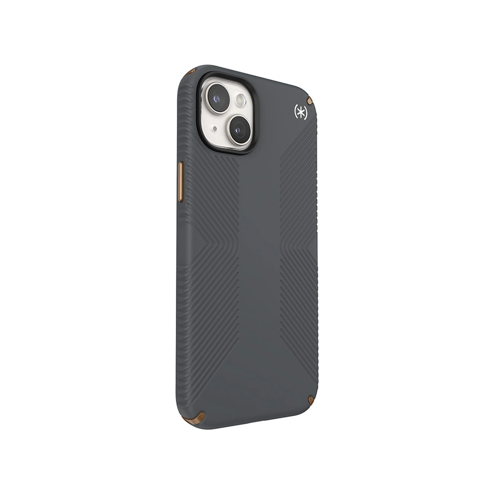 Hurtownia GSM - Etui Speck Presidio2 Grip MagSafe Apple iPhone 15 Plus / 14 Plus (Gri Charcoal/Bronz Rece/Alb) - SPK510 - {ean13} - Hurt