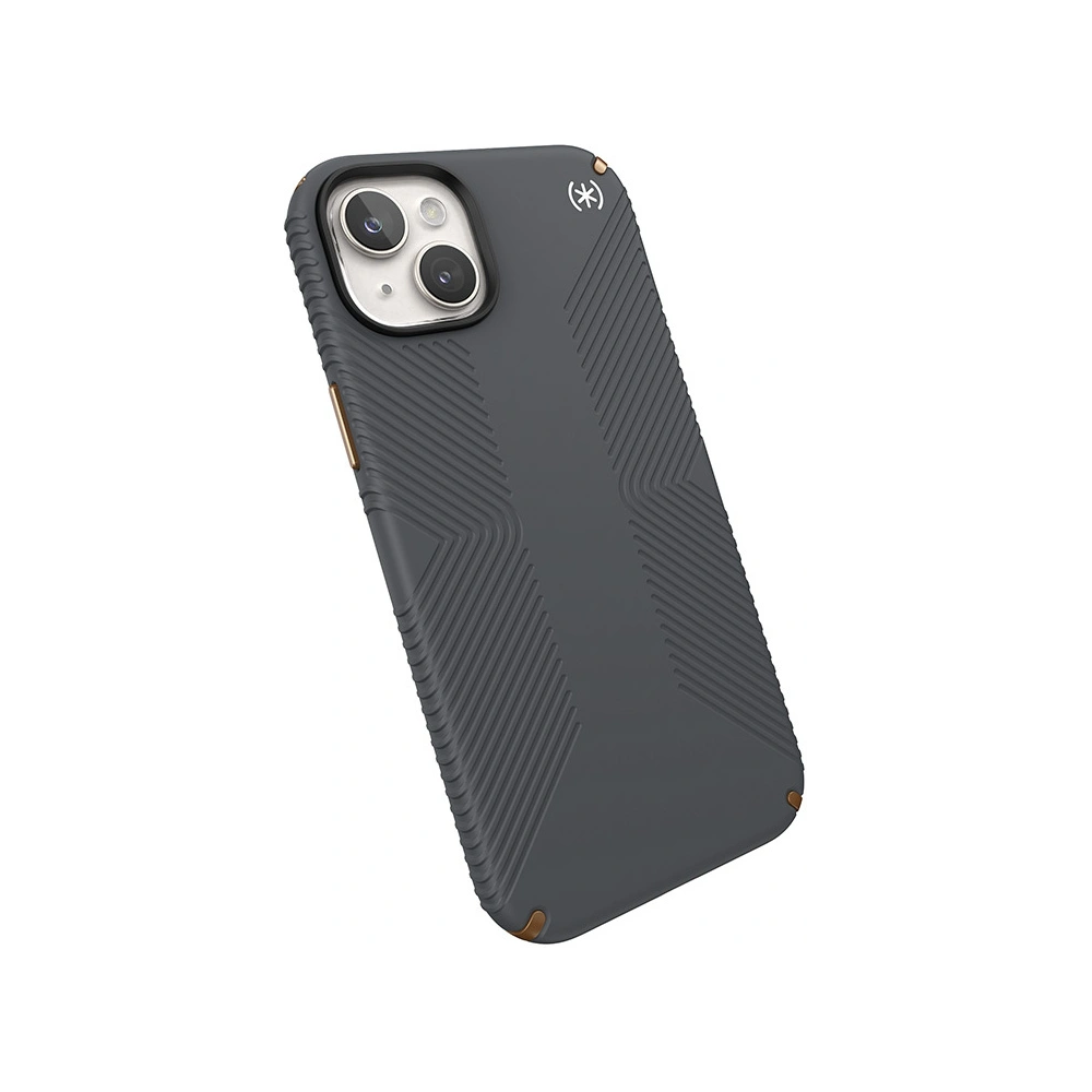 Hurtownia GSM - Etui Speck Presidio2 Grip MagSafe Apple iPhone 15 Plus / 14 Plus (Gri Charcoal/Bronz Rece/Alb) - SPK510 - {ean13} - Hurt