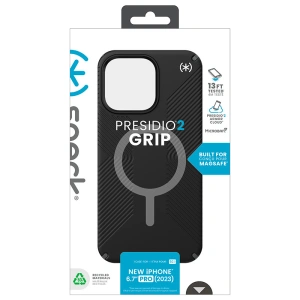 Hurtownia GSM - Etui Speck Presidio2 Grip MagSafe Apple iPhone 15 Pro Max (Negru/Gri ardezie/Alb) - SPK511 - {ean13} - Hurt