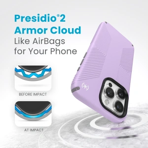 Wholesale Speck Presidio2 Grip MagSafe Apple iPhone 15 Pro Max (Spring Purple/Cloudy Grey/White) - SPK512 - {ean13} - Hurt