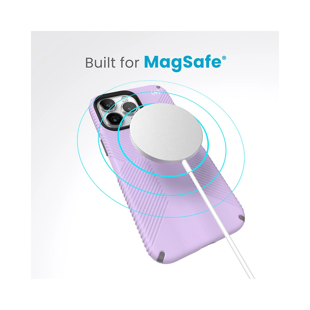 Wholesale Speck Presidio2 Grip MagSafe Apple iPhone 15 Pro Max (Spring Purple/Cloudy Grey/White) - SPK512 - {ean13} - Hurt