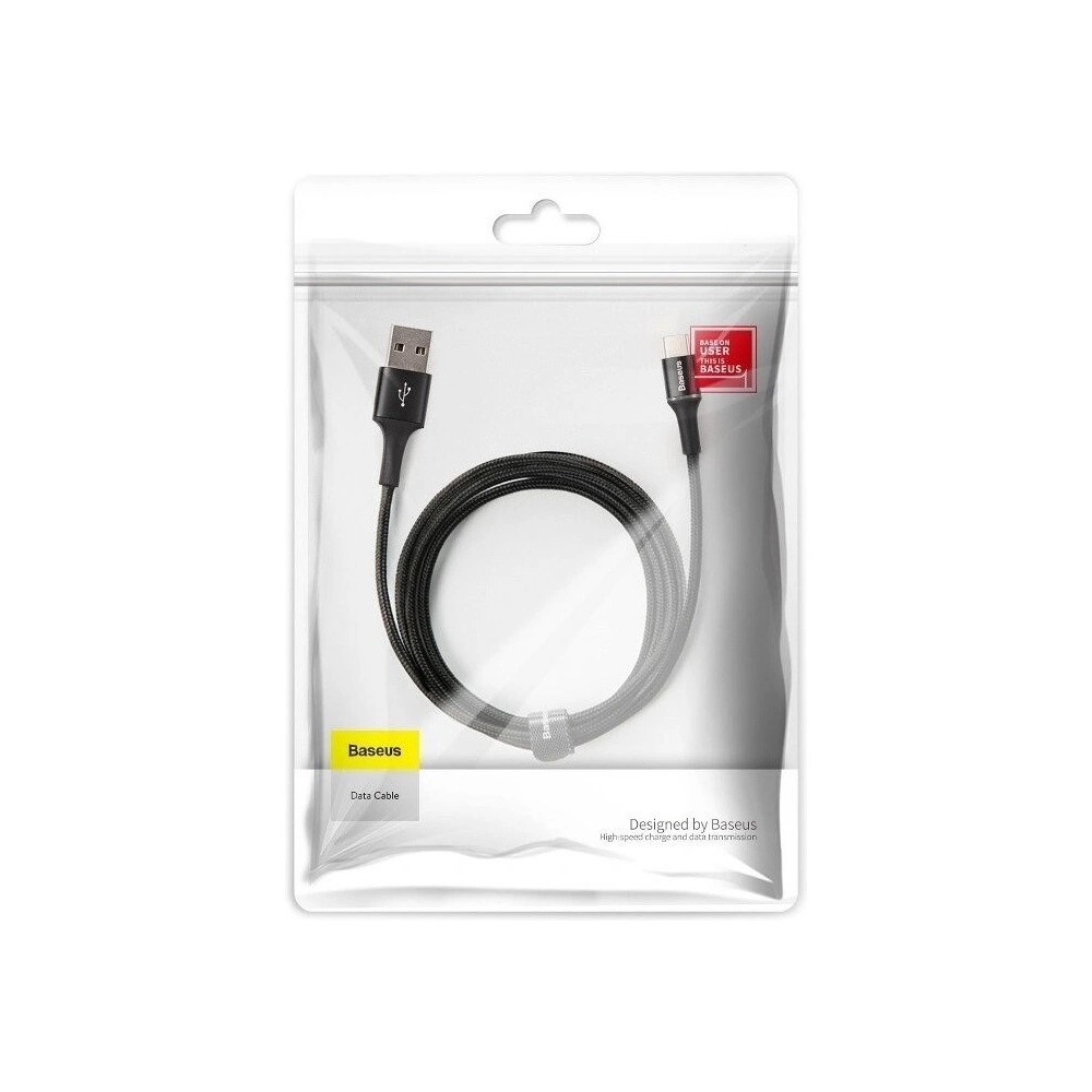 Wholesale Baseus Halo USB-A to USB-C Cable with LED Light 3A 2m Black - BSU384BLK - {ean13} - Hurt