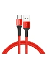 Hurtownia GSM - Kabel USB-C s podsvícením LED Baseus Halo 3A 0,5m (červený) - BSU385RED - {ean13} - Hurt