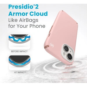 Hurtownia GSM - Etui Speck Presidio2 Pro MagSafe Apple iPhone 15 (Dahlia Pink/Rose Copper/Bílá) - SPK515 - {ean13} - Hurt