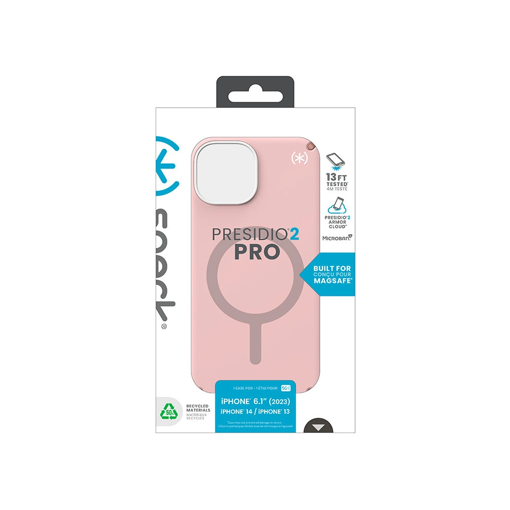 Hurtownia GSM - Case Speck Presidio2 Pro MagSafe Apple iPhone 15 (Dahlia Pink/Rose Copper/Weiß) - SPK515 - {ean13} - Hurt
