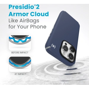 Hurtownia GSM - Etui Speck Presidio2 Pro MagSafe Apple iPhone 15 Pro (Pobřežní modrá/Prachová šedá/Bílá) - SPK518 - {ean13} - Hurt
