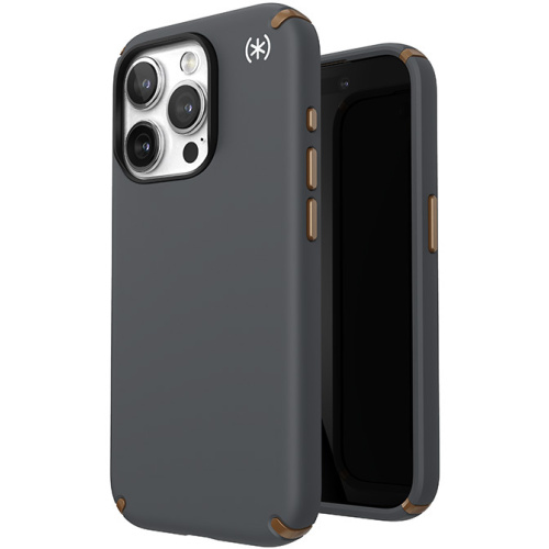 Hurtownia Speck - 840168537655 - SPK519 - Etui Speck Presidio2 Pro MagSafe Apple iPhone 15 Pro (Charcoal Grey/Cool Bronze/White) - B2B homescreen