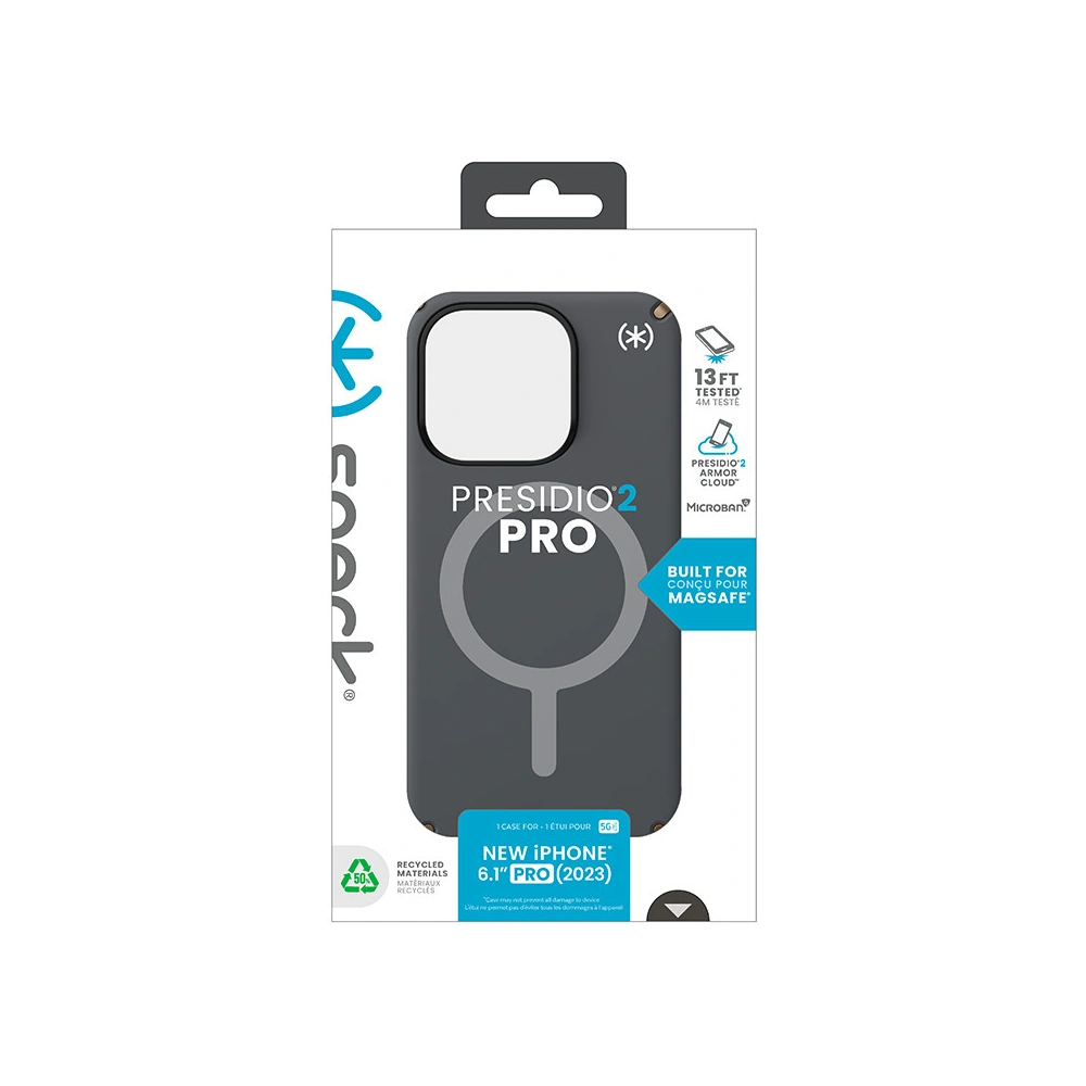 Hurtownia GSM - Case Speck Presidio2 Pro MagSafe Apple iPhone 15 Pro (Charcoal Grey/Cool Bronze/Weiß) - SPK519 - {ean13} - Hurt