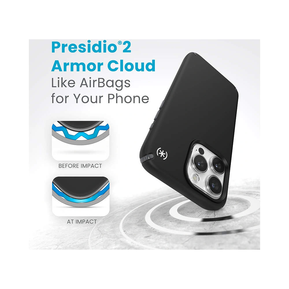 Wholesale Speck Presidio2 Pro MagSafe Apple iPhone 15 Pro Max (Black/Slate Grey/White) - SPK521 - {ean13} - Hurt