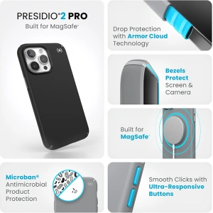 Hurtownia GSM - Etui Speck Presidio2 Pro MagSafe Apple iPhone 15 Pro Max (Negru/Gri Slate/Alb) - SPK521 - {ean13} - Hurt