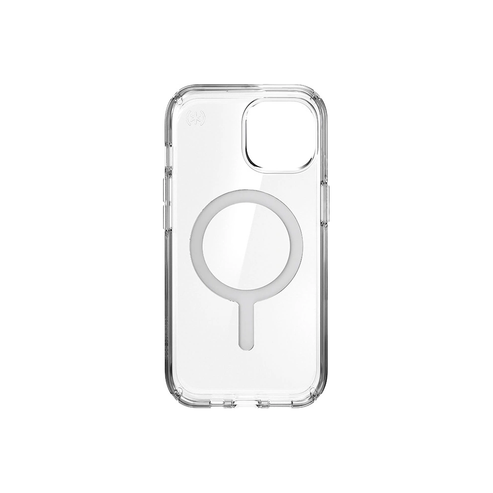 Wholesale Speck Presidio Perfect-Clear MagSafe Apple iPhone 15 (Clear/Chrome Finish/Serene Silver) - SPK522 - {ean13} - Hurt