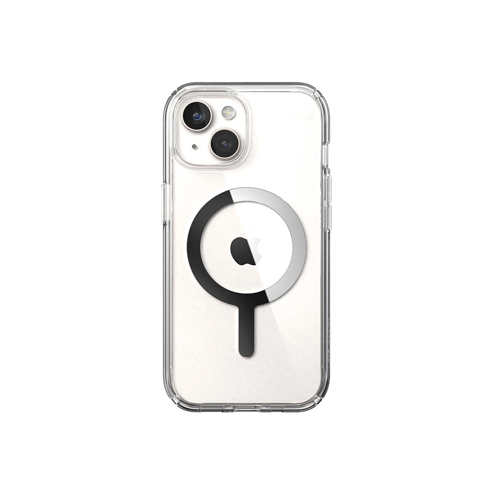 Wholesale Speck Presidio Perfect-Clear MagSafe Apple iPhone 15 (Clear/Chrome Finish/Serene Silver) - SPK522 - {ean13} - Hurt