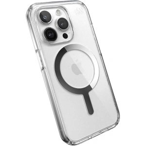 Hurtownia GSM - Etui Speck Presidio Perfect-Clear MagSafe Apple iPhone 15 Pro Max (Čirý/Chromový povrch/Světlé stříbro) - SPK523 - {ean13} - Hurt