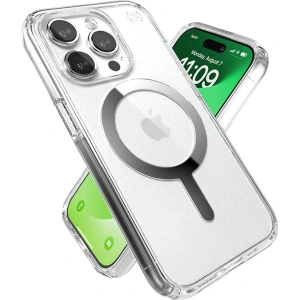 Hurtownia GSM - Etui Speck Presidio Perfect-Clear MagSafe Apple iPhone 15 Pro Max (Čirý/Chromový povrch/Světlé stříbro) - SPK523 - {ean13} - Hurt